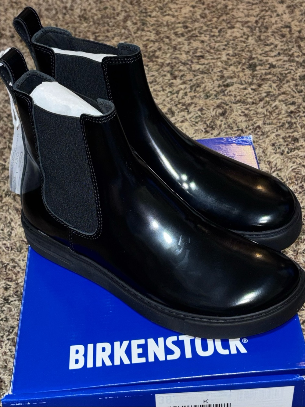 Birkenstock Bend Chelsea Women's Size 7 38 EU Black Chelsea Boots Narrow